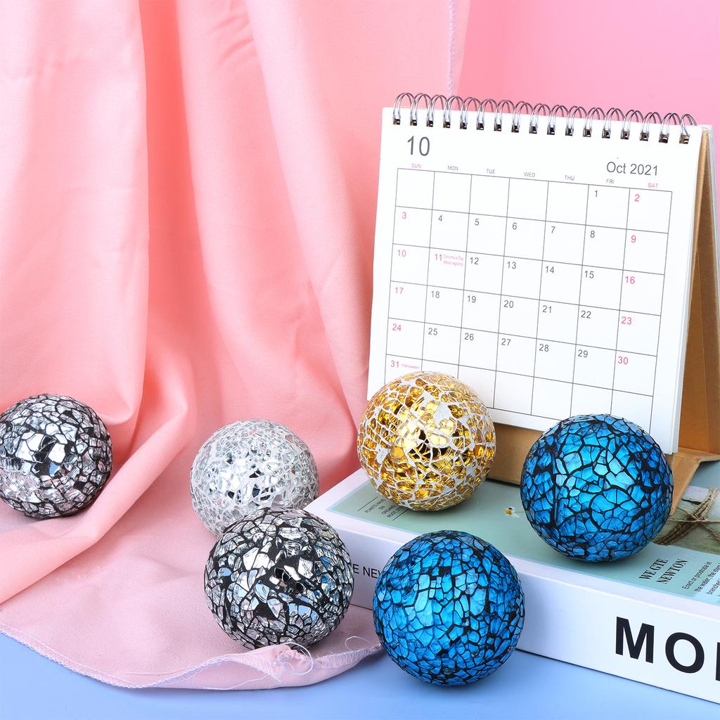 Outdoor Garden Ball Glass Night Light Ball Mosaic Glass Decorative Ball