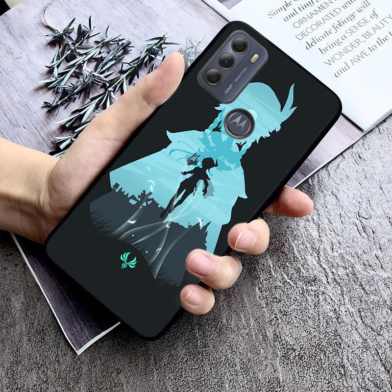Чехол для телефона Genshin Impact с аниме для Motorola Moto G7 G8 G9 Play G7 Power G8 Plus G30 G10 G100 G60 G20 G Stylus G Pure