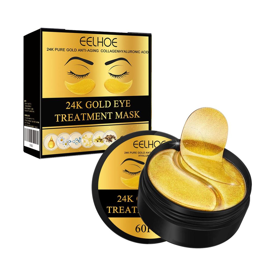 EELHOE Eye Masks (60pcs) Hydrogel eye masks, anti-aging, reduce fine lines, dark circles and eye bags, firm the eye area, moisturizing eye mask