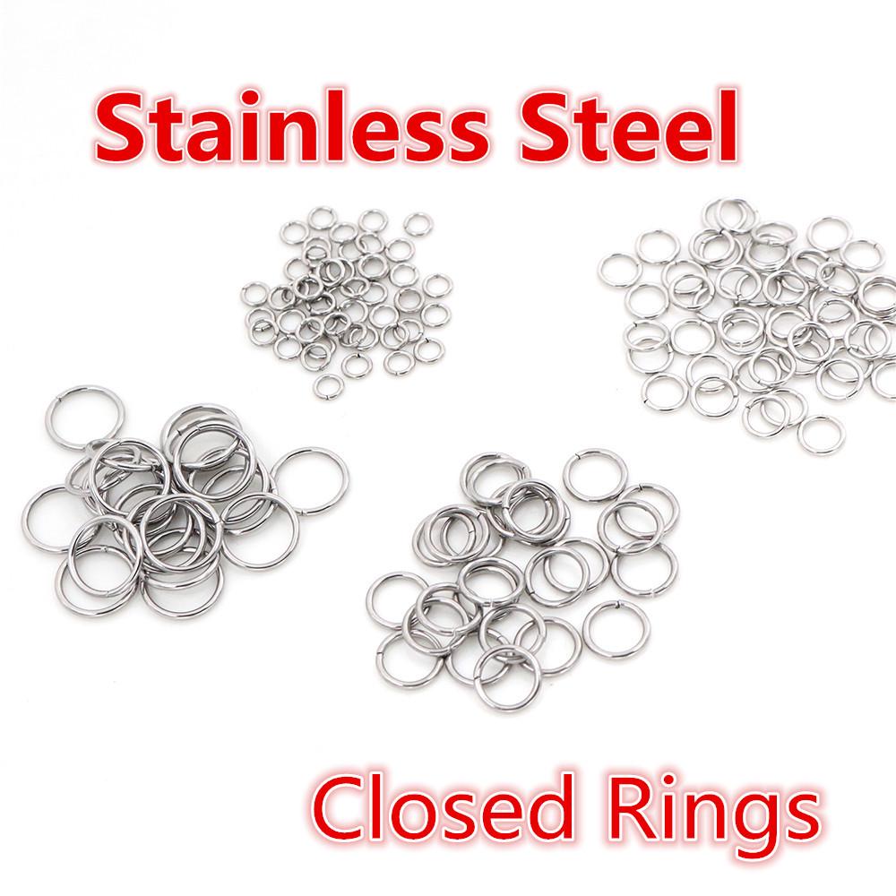 200 шт. гальванизированных железных соединительных колец (3-10mm) для изготовления ювелирных изделий своими руками