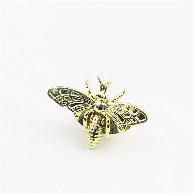 Аксессуары для багажа: Замок-врезной Bee Light Gold & Antique Gold для сумок и портфелей