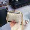 2025 Trendy Korean-Style Straw Woven Crossbody Handbag - Simple, Fresh, Versatile Spring/Summer Women's Shoulder Bag