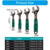 8/10/12/15inch Professional Universal Adjustable Wrench Multi-function Long Handle Large Open Monkey Spanner Tool