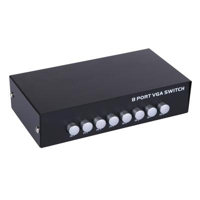 8 ort VGA h без USB 8 входов 1 выход VGA Видеоселектор 8Computers Share One 1920 1440 Разрешение
