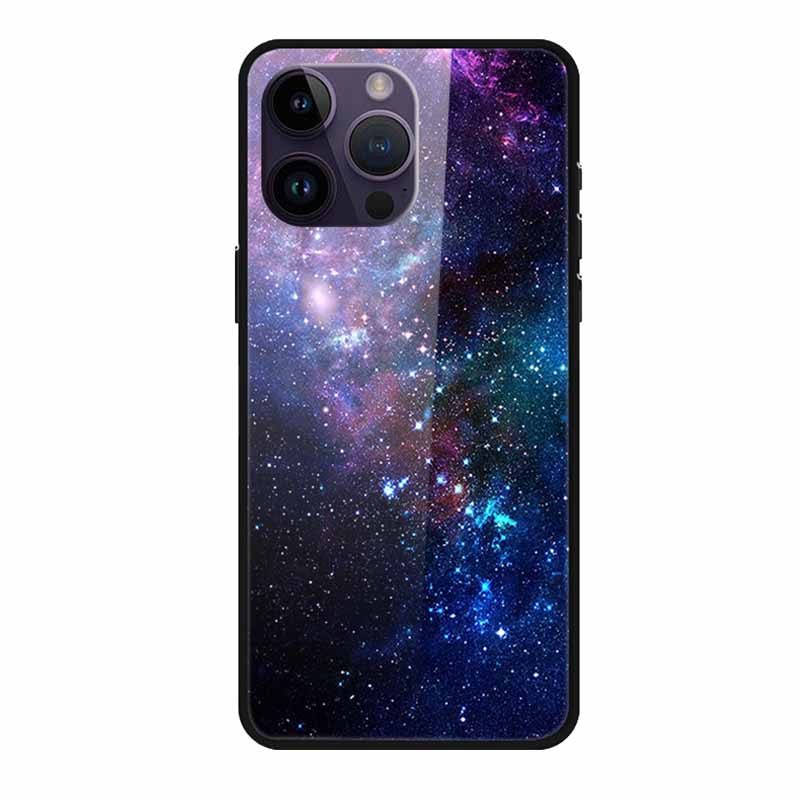 Закаленное Стекло Чехол Для iphone 15 Pro Max Чехол Жесткое Стекло Задняя Крышка Мягкий ТПУ Бампер Для iphone 16 Pro Max Чехол для Телефона 16Pro Max