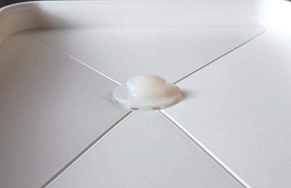 Asvel Vertical and Horizontal Clear Coat Drainer White 5511 "N Pose"