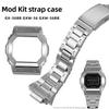 Мод-комплект GX56BB Корпус Ремешок Для Casio G-SHOCK Big G Большой Квадратный GX-56 GX-56BB GXW-56 Замена Нержавеющая сталь Браслет Металлическая Рамка