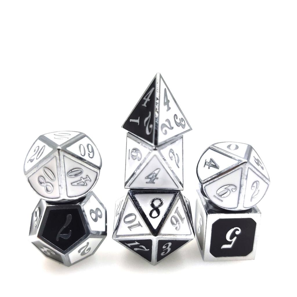 DND Metal Dice Set D&D Metal DND Dice для Dungeons and Dragons RPG Games-Vampire