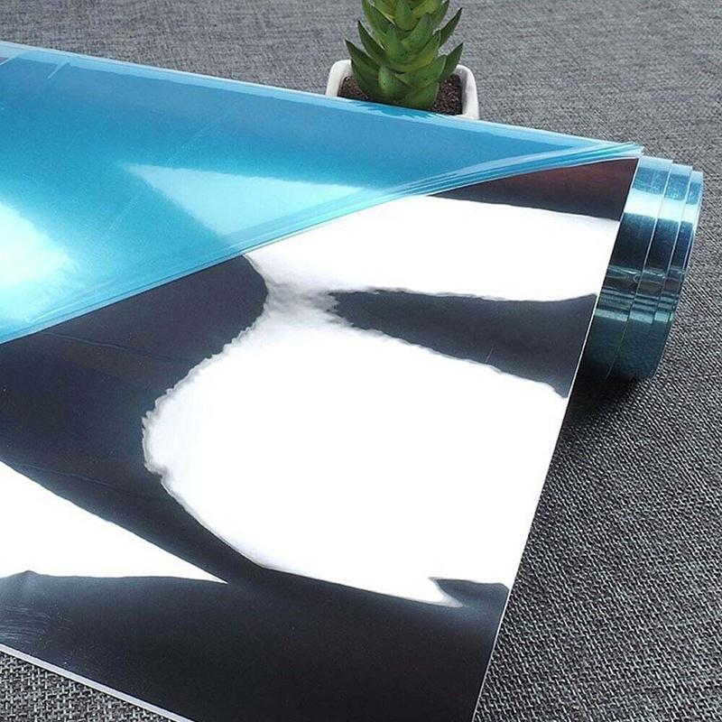 3 размера зеркальная наклейка на стену в рулоне самоклеящаяся наклейка для комнаты, пленка, декор для ванной комнаты