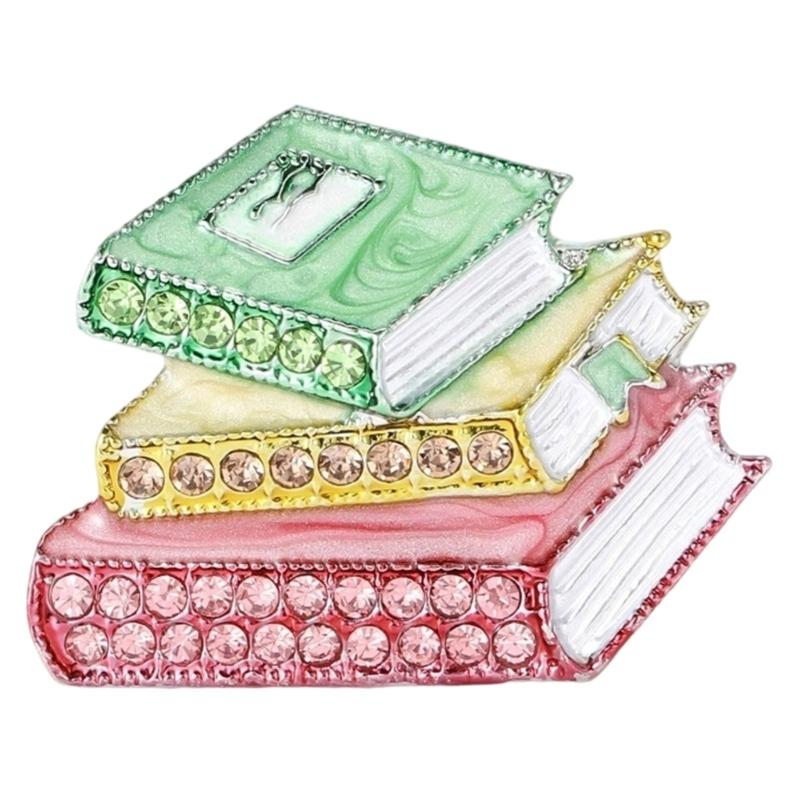 Прочная эмалированная брошь со стразами и сверкающими камнями для стойкого цвета и блеска в аксессуарах