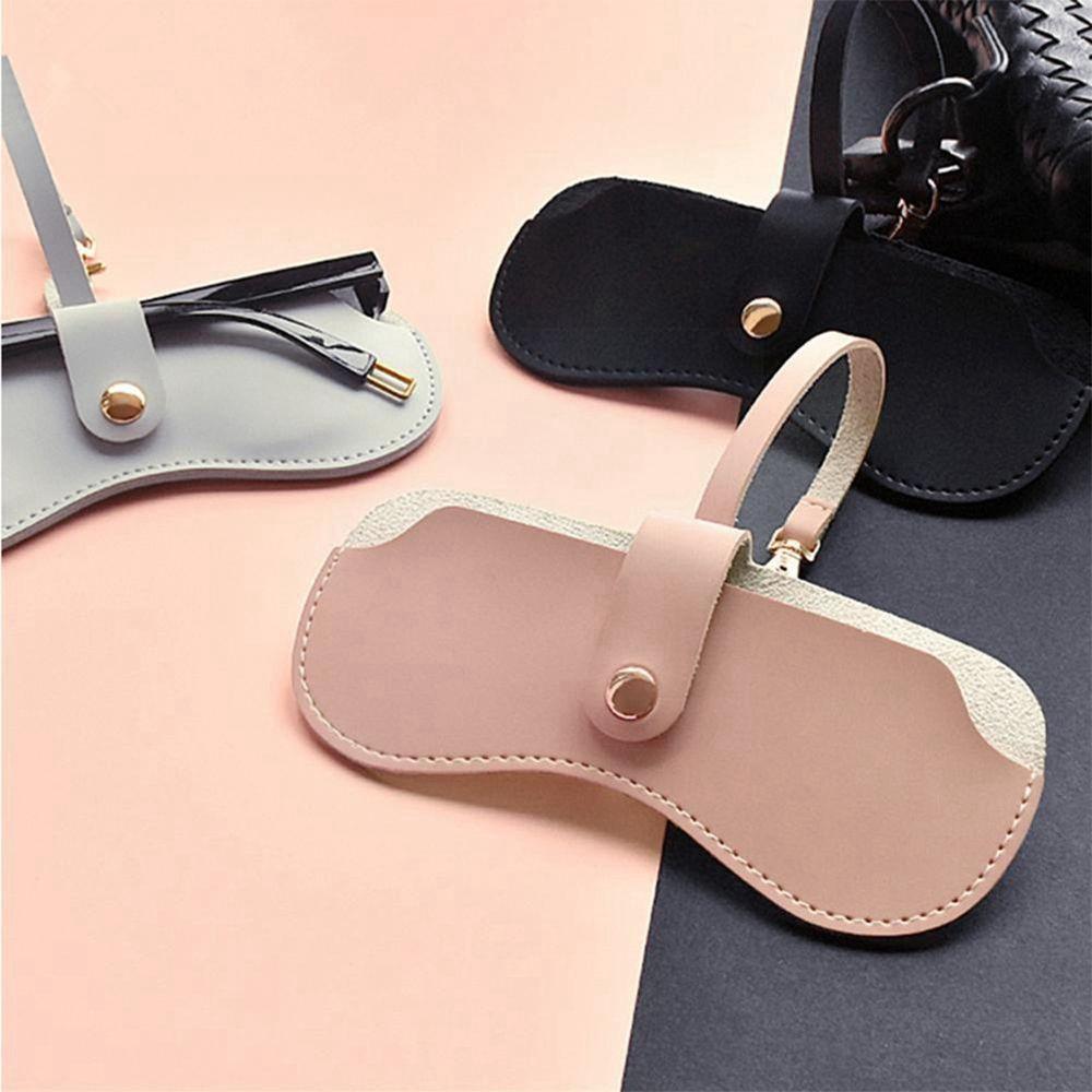 Eyewear Bag Reading Glasses Case PU Leather Glasses Clip Spectacle Case Glasses Box Sunglasses Case