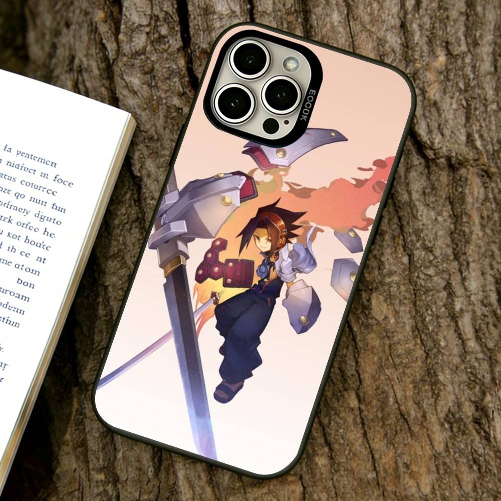 Чехол для телефона Shaman King для iPhone 17,16,15,14,13,12,11 Plus,Pro Max,XS, Цветной Серебряный Позолоченный Внутренний Чехол