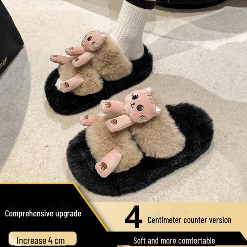 Высококачественные женские модные хлопковые тапочки с толстой подошвой Frog для лета, осени и зимы