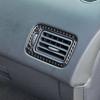 Real Carbon Fiber Dashboard Side Air Vent Outlet Cover For Honda Civic 1996-2000