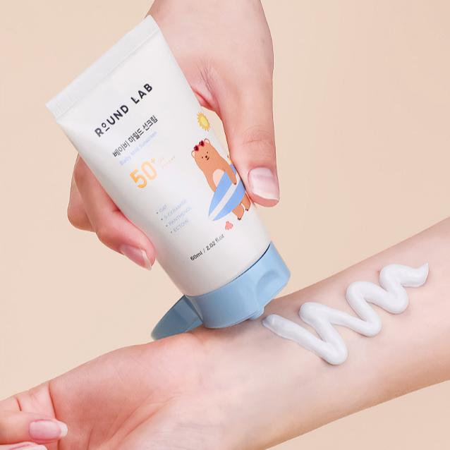 ROUND LAB Baby Mild Sunscreen SPF 50+ PA++++ 60ml