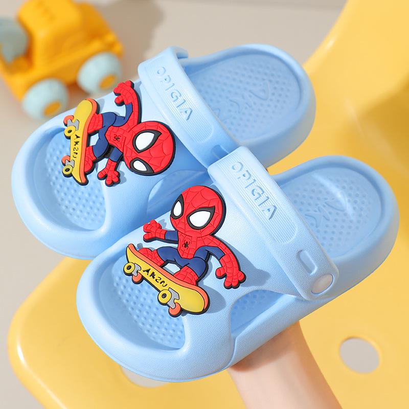 Детские клоги из ЭВА, лето 2025: Нескользящие толстоподошвенные сандалии для мальчиков