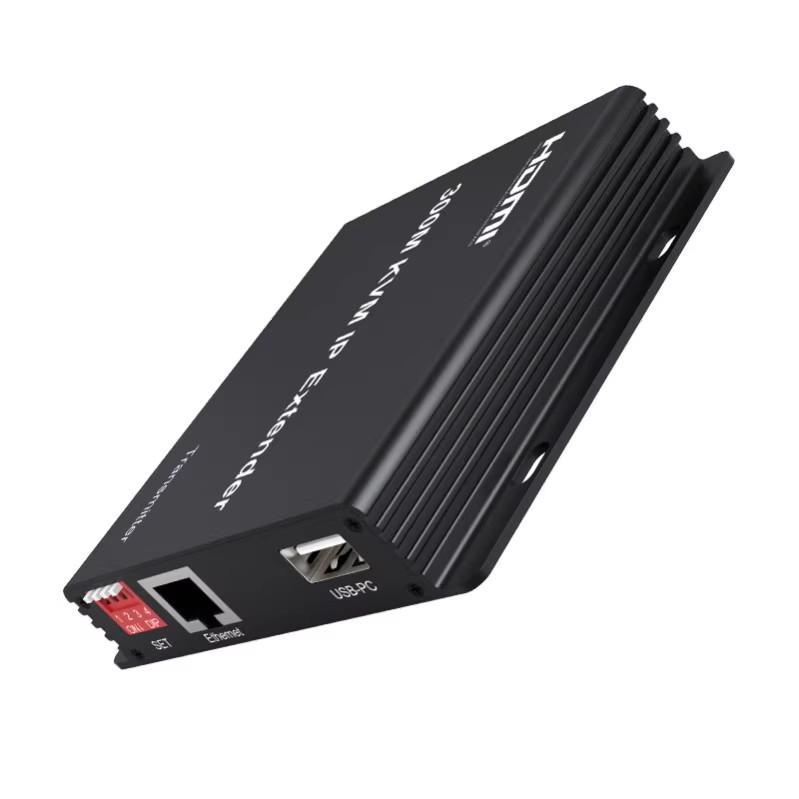 Сетевой удлинитель HDMI и USB 300 м - Передатчик KVM на витой паре (Один-ко-Многим, Многие-ко-Многим)