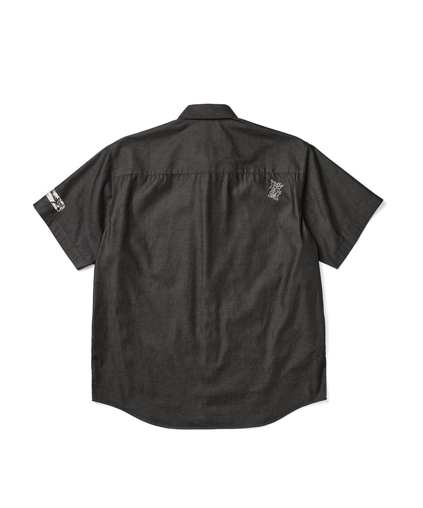 YESEYESEE Y.E.S Doodle Half Shirt Black