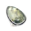 Natural Moss Prehnite Gemstone 925 Sterling Silver Jewelry Ring Size 8 L9T27