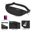 Поясная сумка, черная водонепроницаемая поясная сумка для денег, мужской кошелек, подростковый дорожный кошелек, поясная мужская поясная сумка, портсигар для телефона