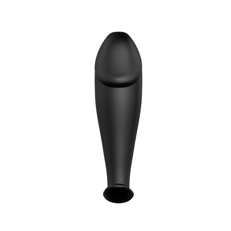 Black Anal Plug with Remote Control