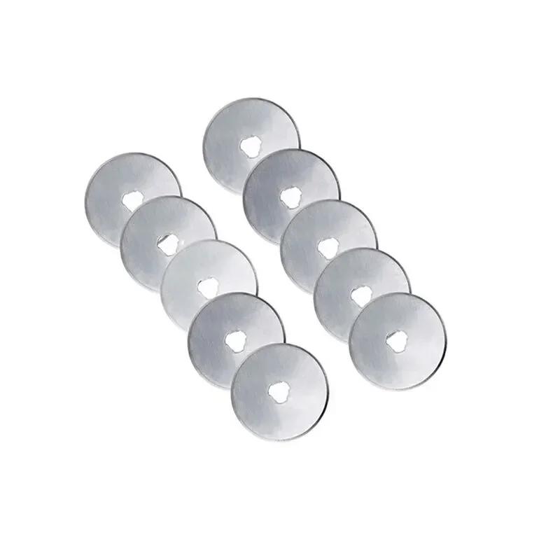 45 мм 10 шт многоцелевой вращающийся резак диск для ткани ручная квилтинговая швейная машинка рулон бумаги карбидный наконечник дисковой пилы резка