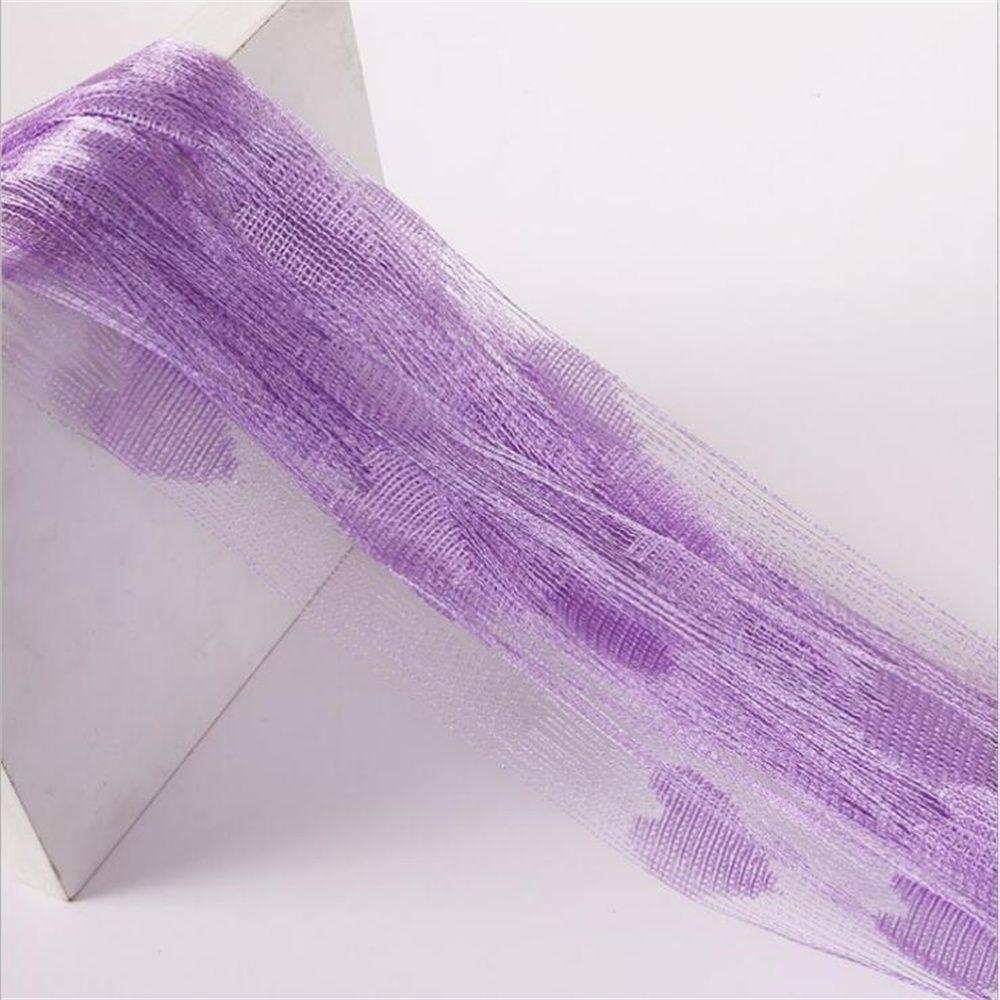 Romantic Living Room Heart-shaped Cord Curtain Door And Window Curtain Tassel Line Curtain