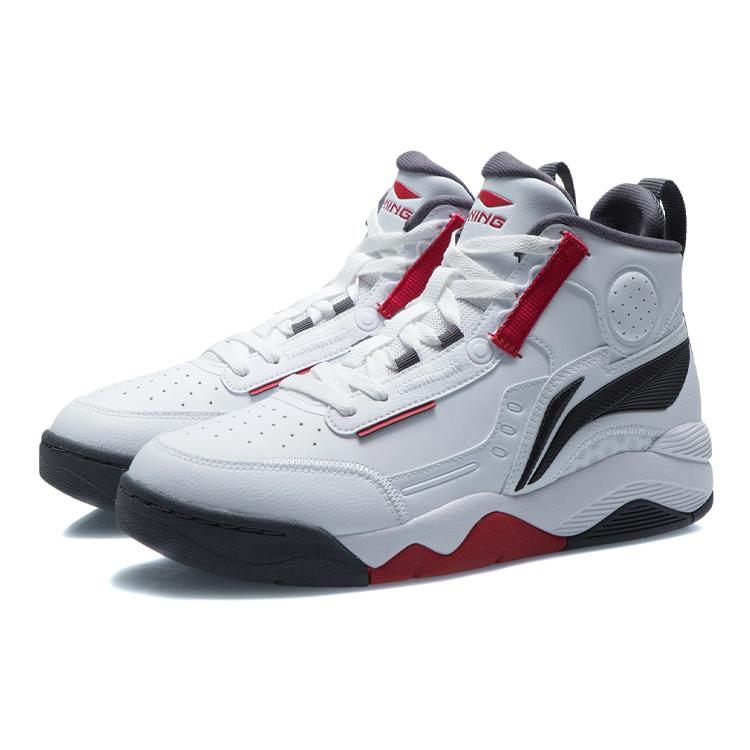 Баскетбольные кроссовки Li Ning Мужские Высокие Белый/Черный/Красный AGBR081-1