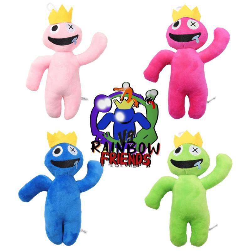 Очаровательные плюшевые игрушки Roblox Rainbow Friends, мультяшная мягкая кукла, детский рождественский подарок