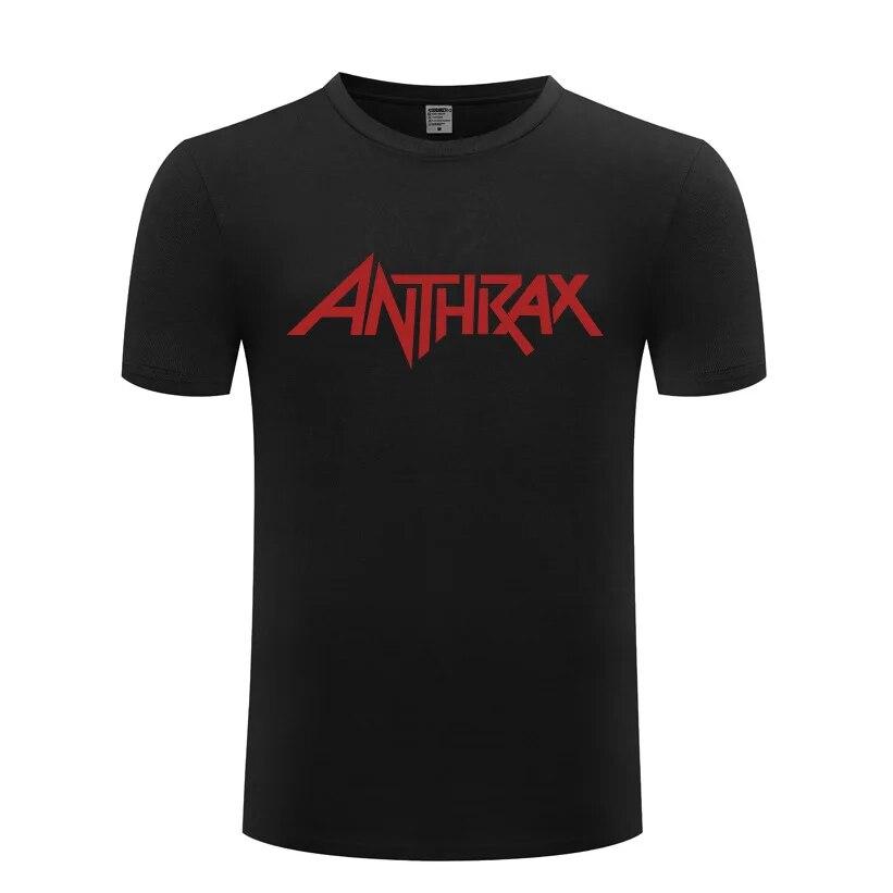 Рок-группа ANTHRAX футболки с принтом унисекс хип-хоп с коротким рукавом с круглым вырезом хлопковая футболка унисекс крутая забавная уличная футболка летний стиль