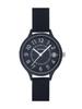 [Follow] Watch TEA SPOON Rubber Watch with Date N03523S-1 BK Women's Black