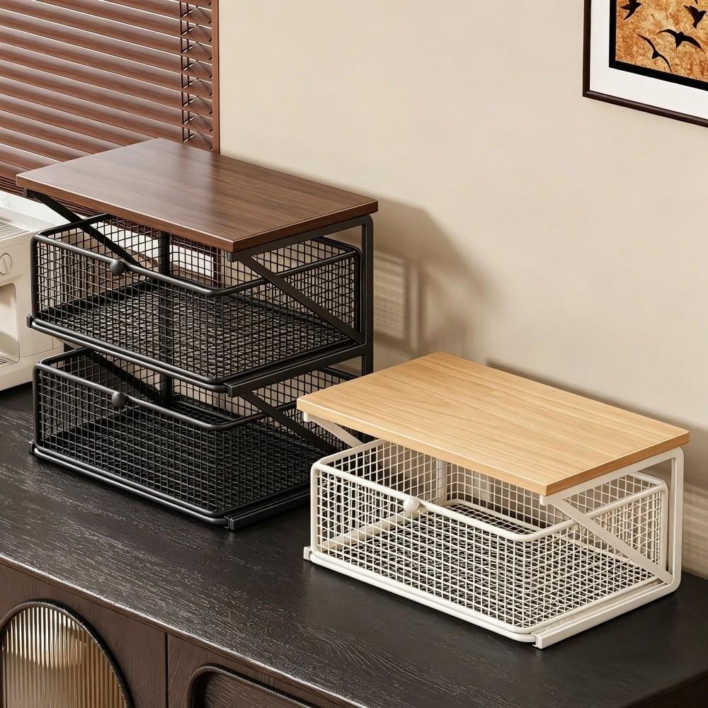 Space Saving Kitchen Organizer Shelf Countertop Storage Pantry Storage Rack Home Organization