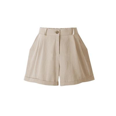 Новая корейская версия брюк с высокой талией, свободного кроя и универсальных, больших размеров, с широкими штанинами