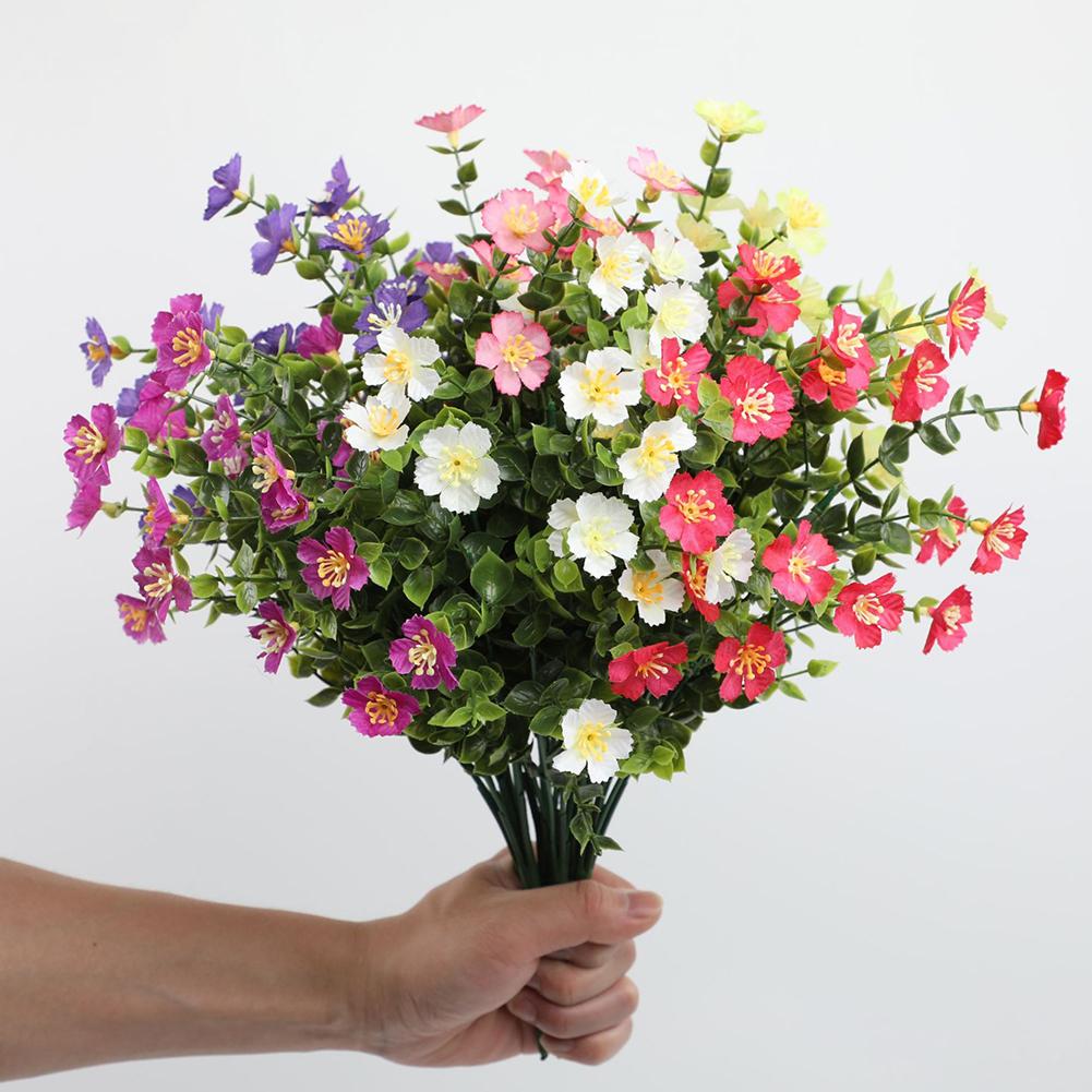 Искусственные цветы Поддельные цветы Шелкография Шелковая ткань