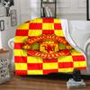 Manchester Football Flannel Blanket Soft All-Season Throw, Design for Camping, Car Travel, Hiking Sofa, Bed, Office Perfect Gift for Parties