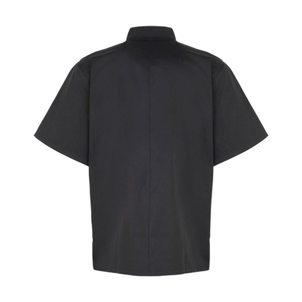 Premier Unisex Adult Stud Front Short-Sleeved Chef Jacket