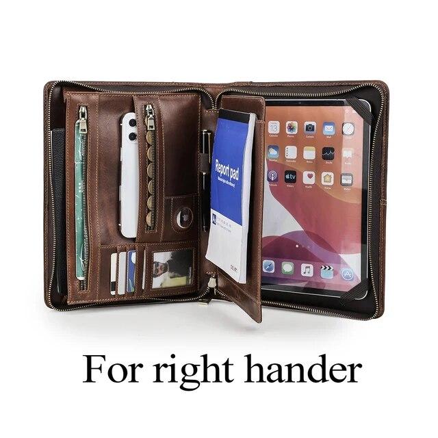 Кожаный портфель для iPad Air 5 10,9 2022 Air 4 Air 3 iPad Pro 11 2021 чехол 7-го, 8-го, 9-го поколения 10,2