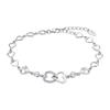 Bracelet - Lotus Silver - Bracelet Coeurs - Argent 925 - Oxydes De Zirconium - Blanc