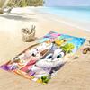Schnuffel Print Beach Towel, Large Soft Quick Dry Towel for Beach Camping Swimming