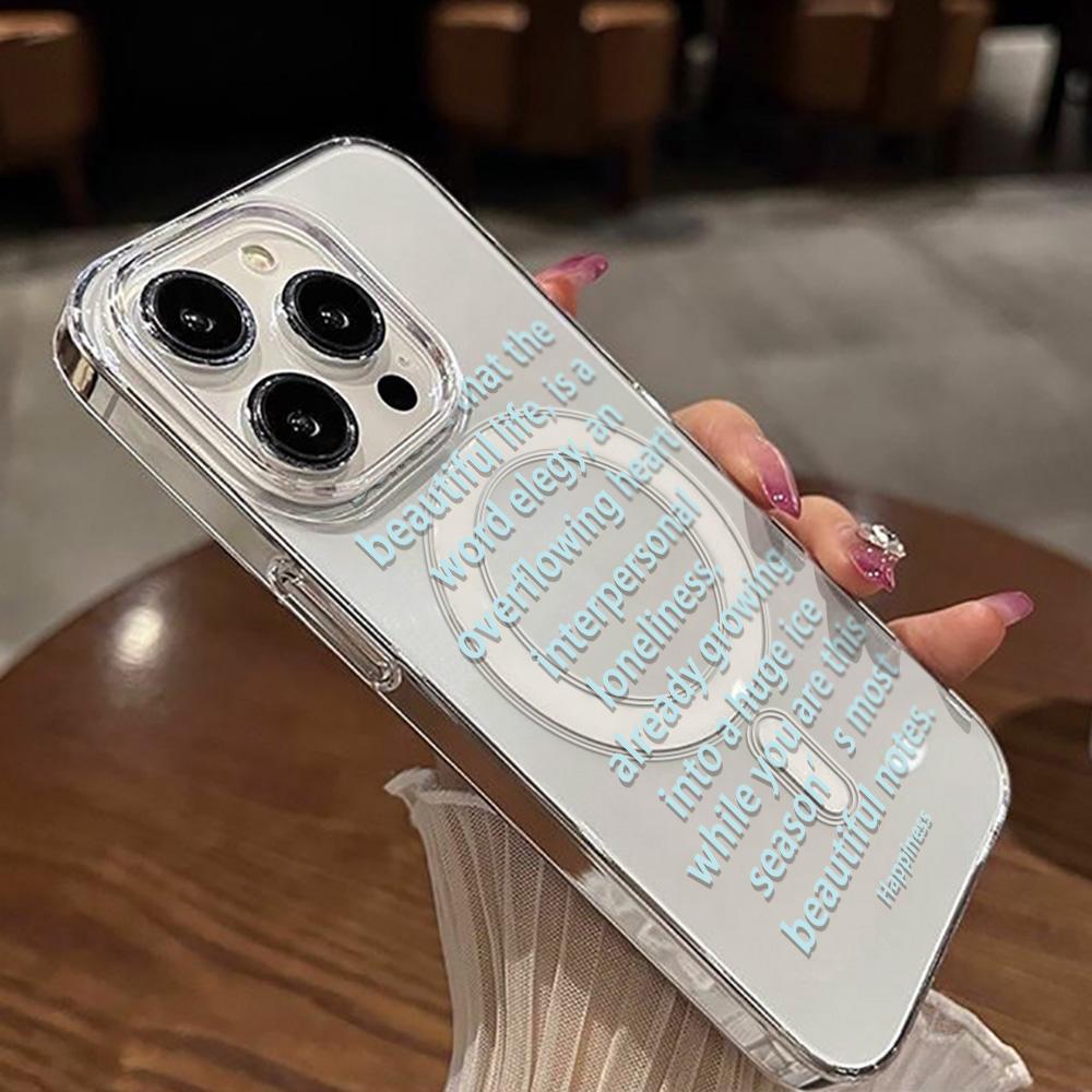 Магнитный чехол для телефона для iPhone 12 14 16 17 Pro 17 16 15 14 13 12 Pro Max 12 13 14 15 16 Высококачественный противоударный чехол Полная защита Милый стиль