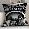 Южно-рок-певец Lynyrd Skynyrd-Группа Наволочки Декоративные для дивана Домашние Двусторонние Печать Короткий Плюш Милый Наволочка
