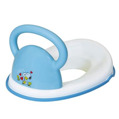 Дополнительное сиденье для унитаза Eiwa Snoopy с ручкой Just Attach to Western Style 4560150176568, синее,