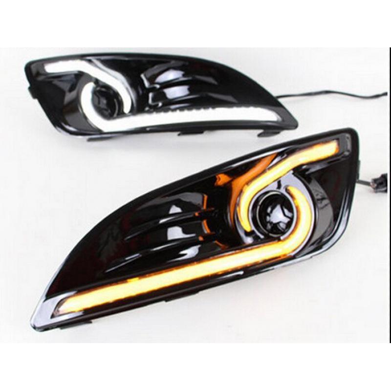 Светодиодные дневные ходовые огни для Ford Fiesta моделей 2013-2014