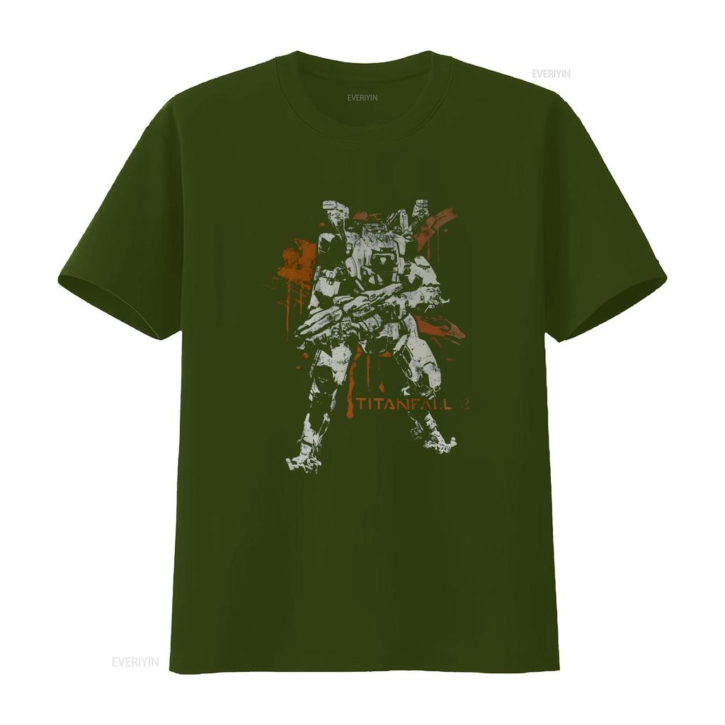 Loot Crate Unisexs Titan Fall Gamer Black T Shirt New XL vintage Washed Top For Everyday Wear Unisex designer clothes Slightly