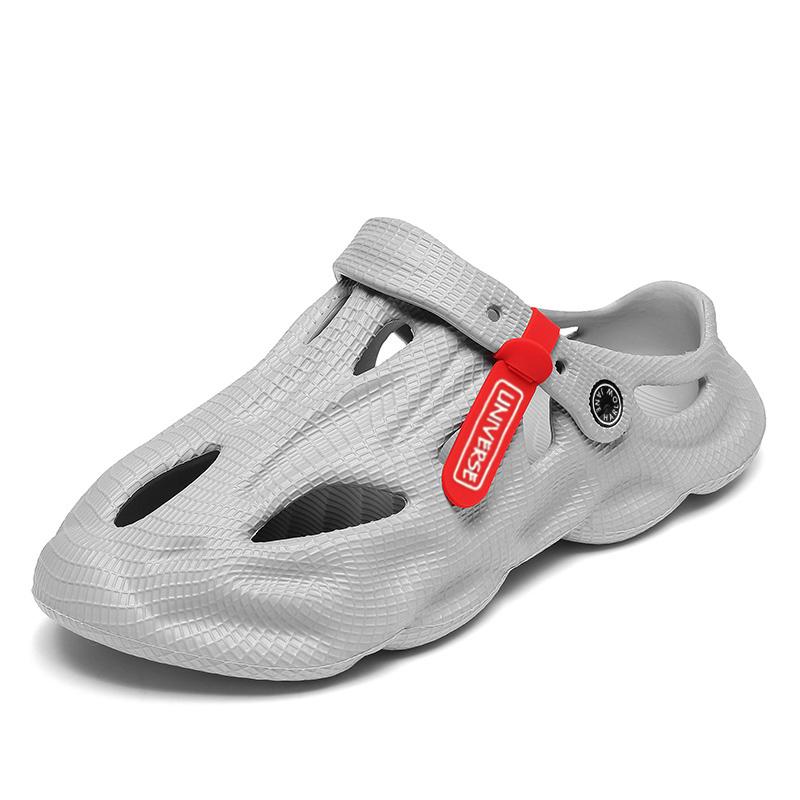 Летние мужские тапочки, удобные уличные сандалии на платформе, пляжные шлепанцы, мужские домашние шлепанцы, обувь для ванной комнаты