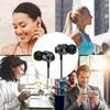 Wired earphones microphone magnetic design tangle-free HiFi sound quality deep bass comfortable fit high isolation leakage prevention remote control