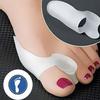 1 Pair Of Silicone Thumb Toe Straightener Separator Bunion Corrector
