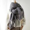 Soft Long Tassel Scarves Warm Fringed Shawls Wrap Winter Cashmere Scarf  Girls