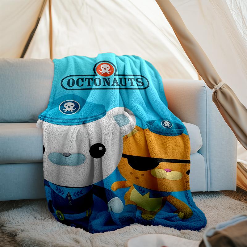 Octonauts Theme Printed Blanket Perfect For Couch Bed Travel Outdoor Use Machine Washable Cozy Durable