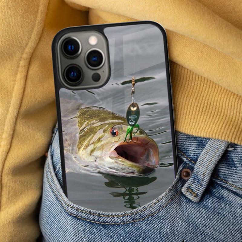 Рыбалка на карпа Рыба Мягкий чехол для телефона для iPhone 17 Air 16e Pro max 15 Pro 13 14 Plus 11 12 MagSafe Магнитный Coque